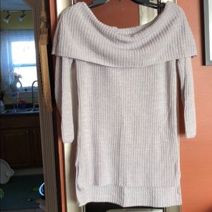 Off Shoulder Sweater